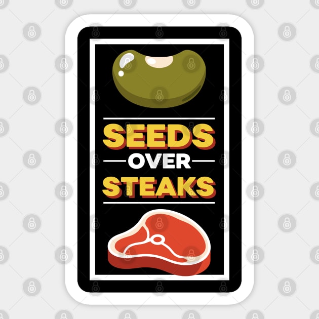 Seeds Over Steak Sticker by enrynz